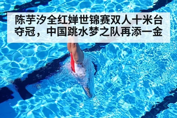 陈芋汐全红婵世锦赛双人十米台夺冠，中国跳水梦之队再添一金